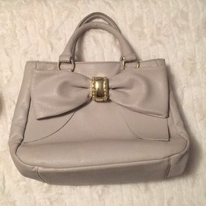Betsey Johnson Hand Bag with Bow & Gold Hardware